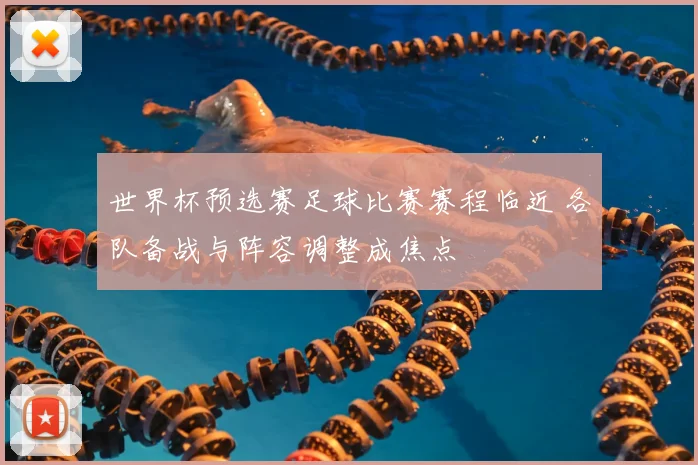 世界杯预选赛足球比赛赛程临近 各队备战与阵容调整成焦点